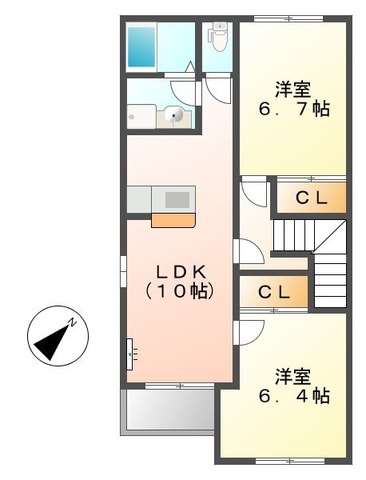 グリーンハイツの間取り