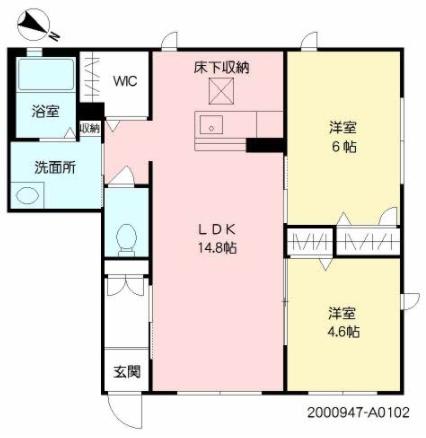 クラヴィエ野中町の間取り