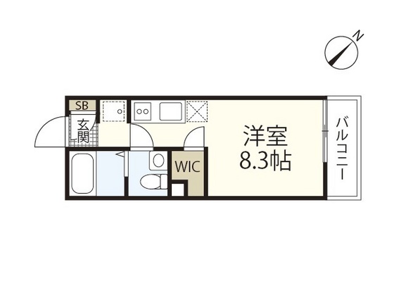 廿日市市地御前のアパートの間取り