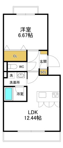 【コンフォールメゾン西浅田の間取り】