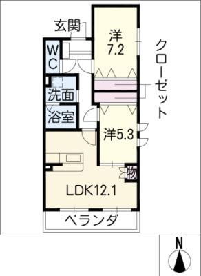 ジュピター左京山の間取り