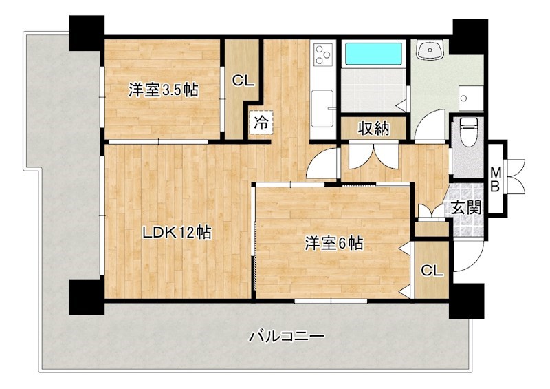 CPタワーの間取り