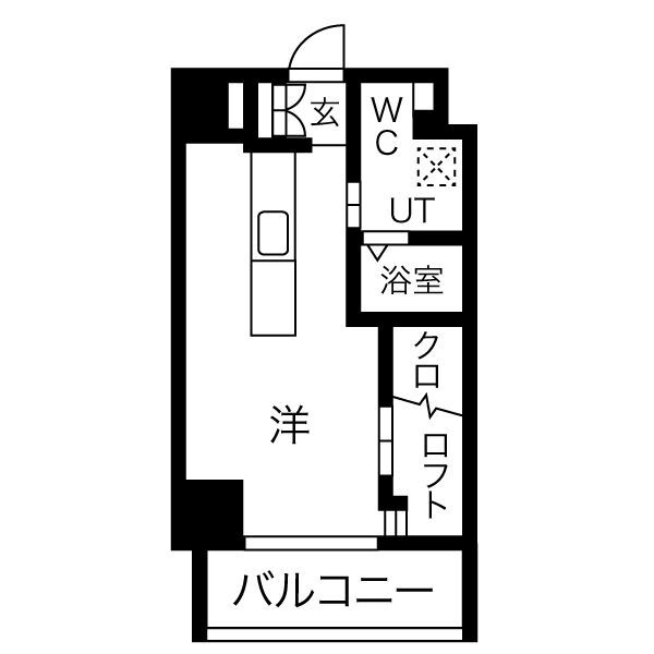 【アイボリーポワント難波WESTの間取り】