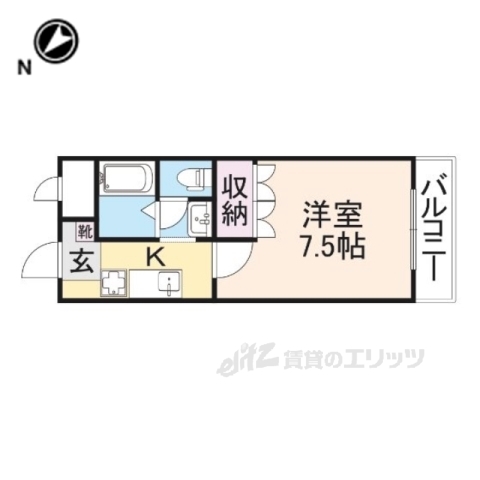 吉野郡大淀町大字下渕のアパートの間取り