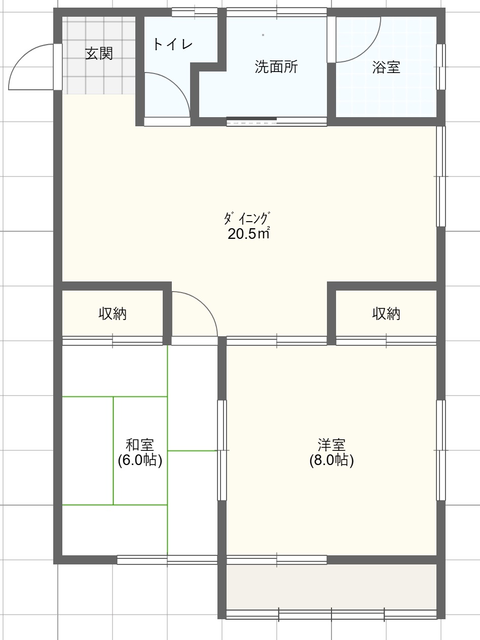 TKハイツ203の間取り