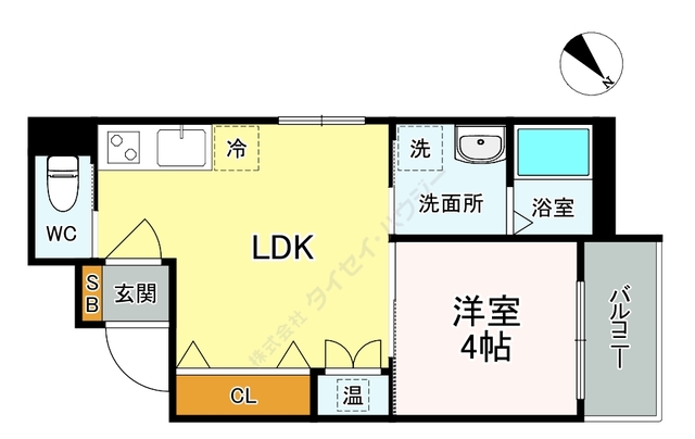 Ｔｒｅ　Ｃｏｕｒｔ　兵庫Iの間取り