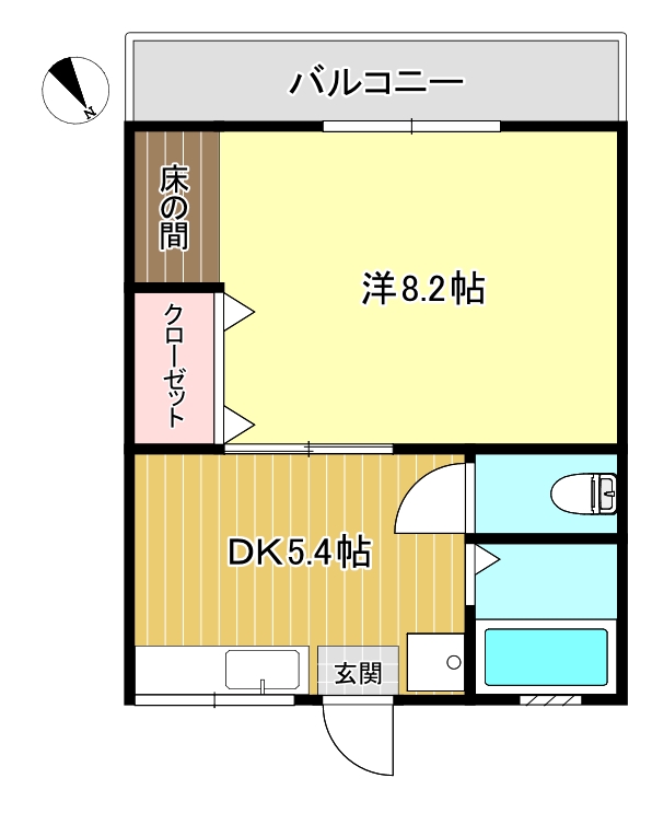 双葉ハイツIの間取り