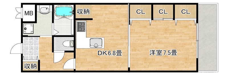 KAISEI堺の間取り