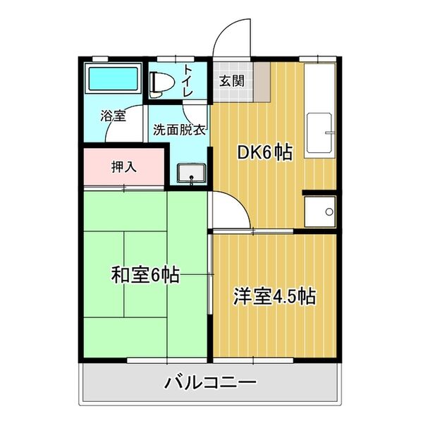 【桜コーポの間取り】