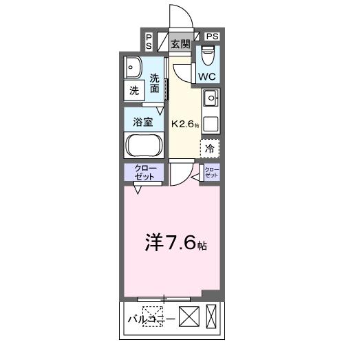 仮称；東船橋４丁目アパートの間取り