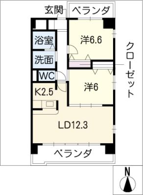 プラム正木の間取り