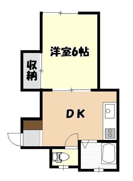 東松山市大字石橋のマンションの間取り