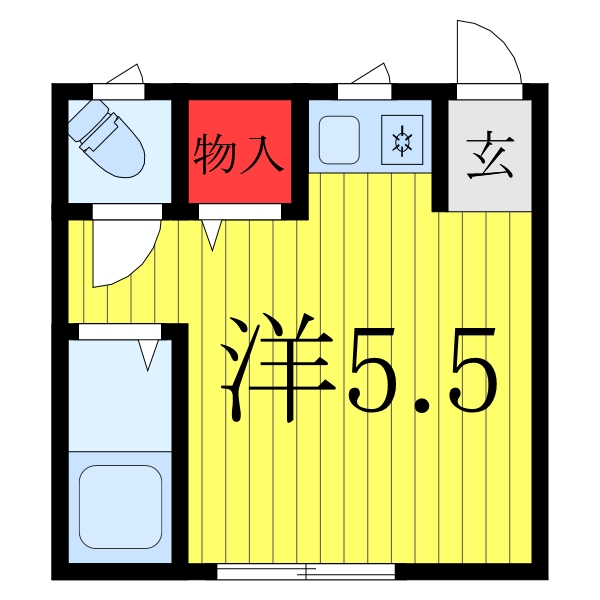 ハウス山川の間取り