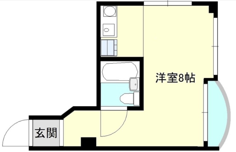 堺市堺区南旅篭町東のマンションの間取り