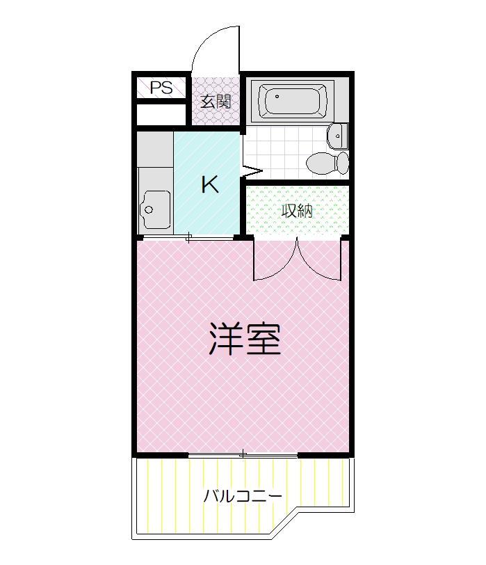 マンションユキの間取り