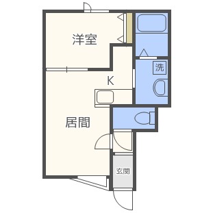 コンフォートあいの里の間取り