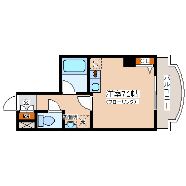 ラポール勾当台の間取り