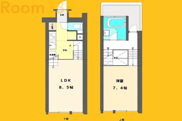 【ラグゼナ東高円寺の間取り】