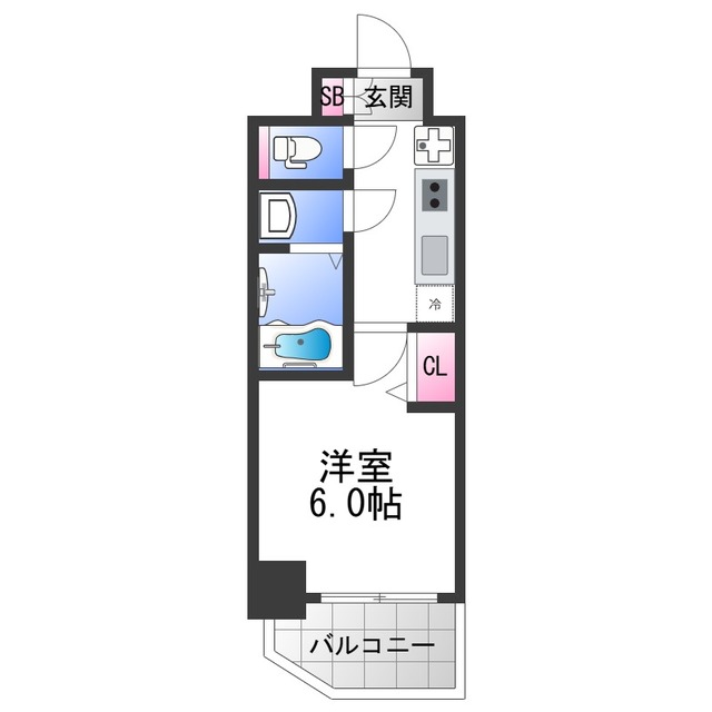 プレサンス新深江ディレットの間取り