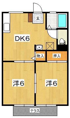 ＮＢホームズ鴨宮の間取り