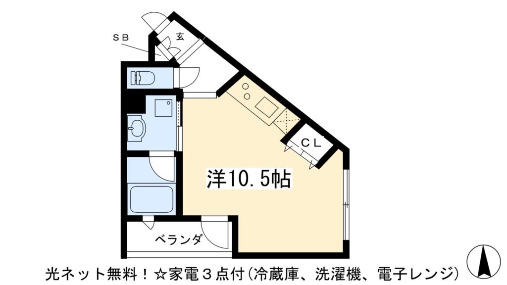 メゾンベールの間取り