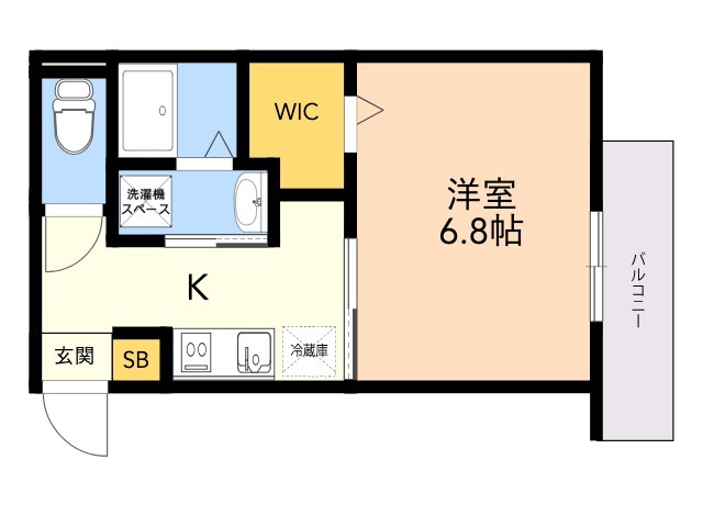 【パシフィカ二日市駅前の間取り】