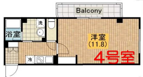 セゾン柏原の間取り