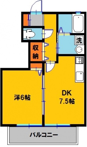 グリーンビレッジＦ.M.Dの間取り