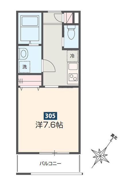 ＭＥＬＤＩＡ春日部の間取り