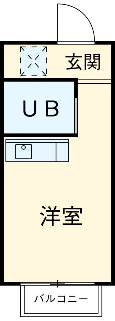 豊田市千足町のアパートの間取り