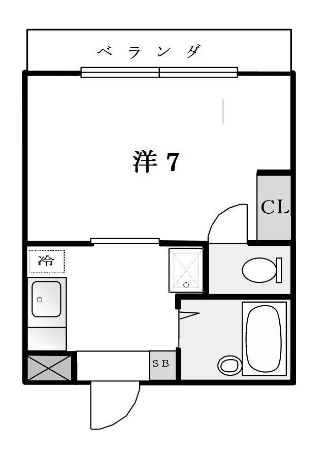 村上マンションの間取り