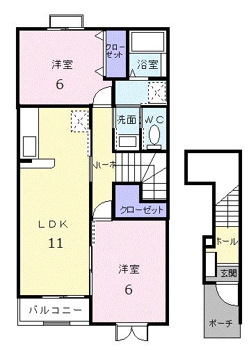 シャルマン御笠IIIの間取り