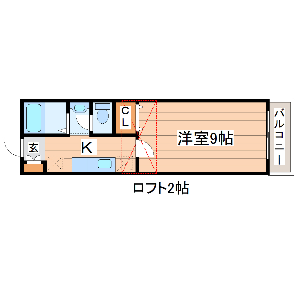 【アヴァンセ六丁の目の間取り】