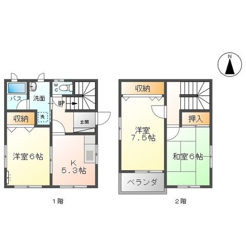 【盛岡市永井16地割築24年の間取り】