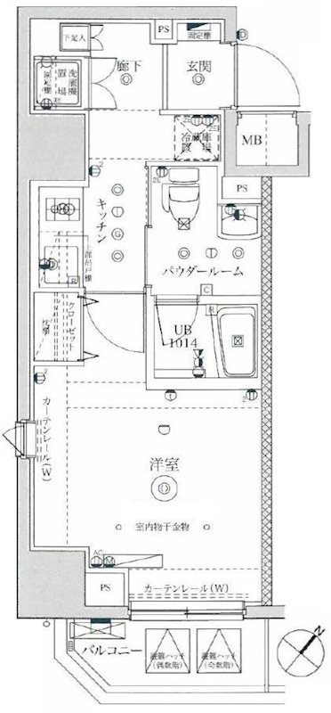 イアース横濱関内の間取り