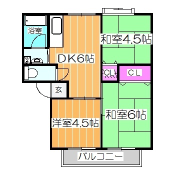 ハイムファミールの間取り