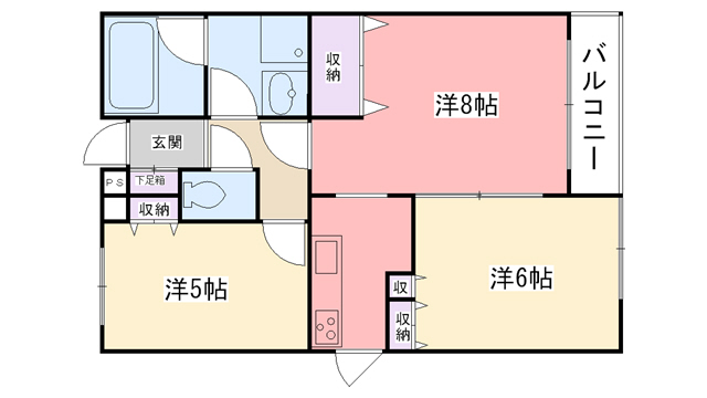 グレースＩＭの間取り