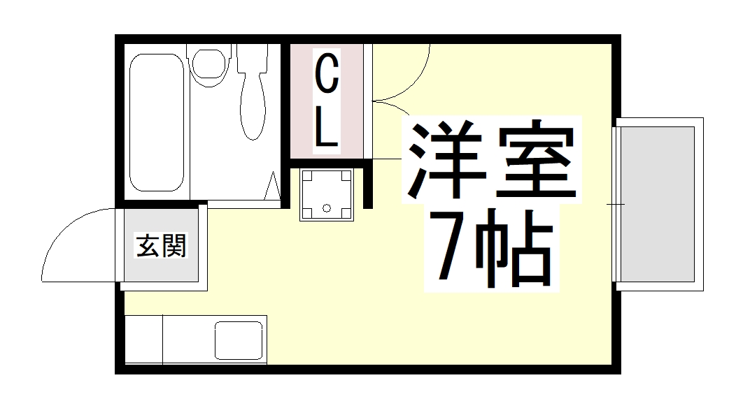 【ファジィ亀岡の間取り】