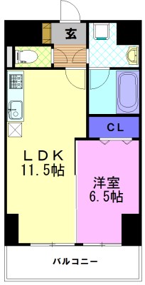 サンモールF.K.Dの間取り