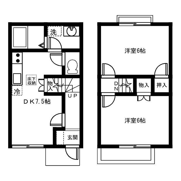 SUUMO】DUPLEX MIZUNO A／愛知県春日井市勝川町4