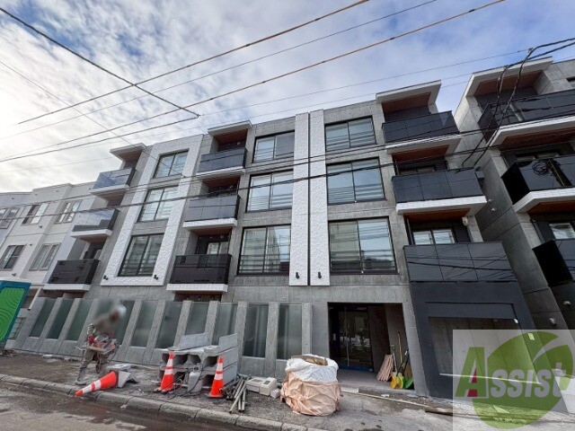 建物外観　外観予想パース　札幌市白石区菊水「ＣｉｔｙＳｑｕａｒｅ菊水」