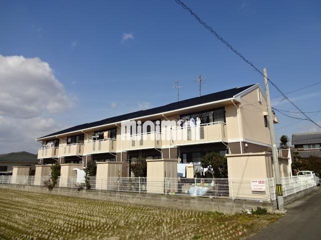 建物外観　プライベート重視の中階段タイプです。