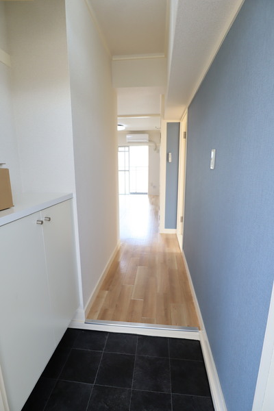 玄関　明るい玄関です