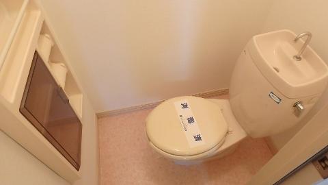 トイレ　小物入れのあるトイレ♪（イメージ）