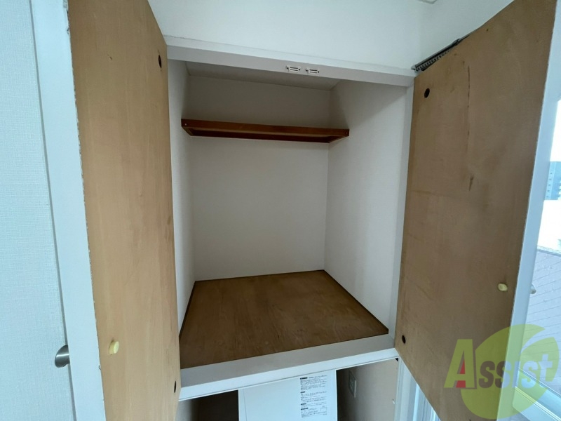 収納　寝室の収納になります。広々としてたくさん収納できます。