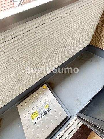バルコニー　お洗濯にも便利なバルコニー付き