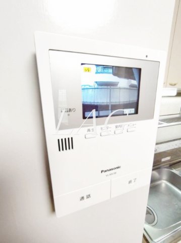 セキュリティ　モニター付きインターフォンです。