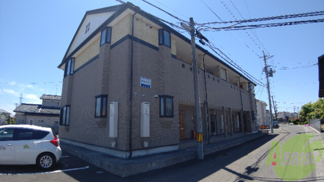 建物外観　多賀城市新田字六歳、サンガーデンIII