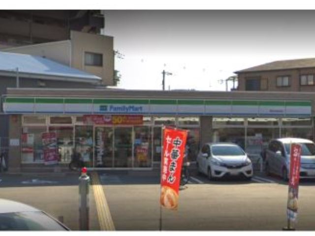コンビニ　ファミリーマート東住吉杭全店（コンビニ）まで153m