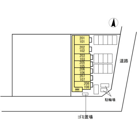 駐車場　区画図